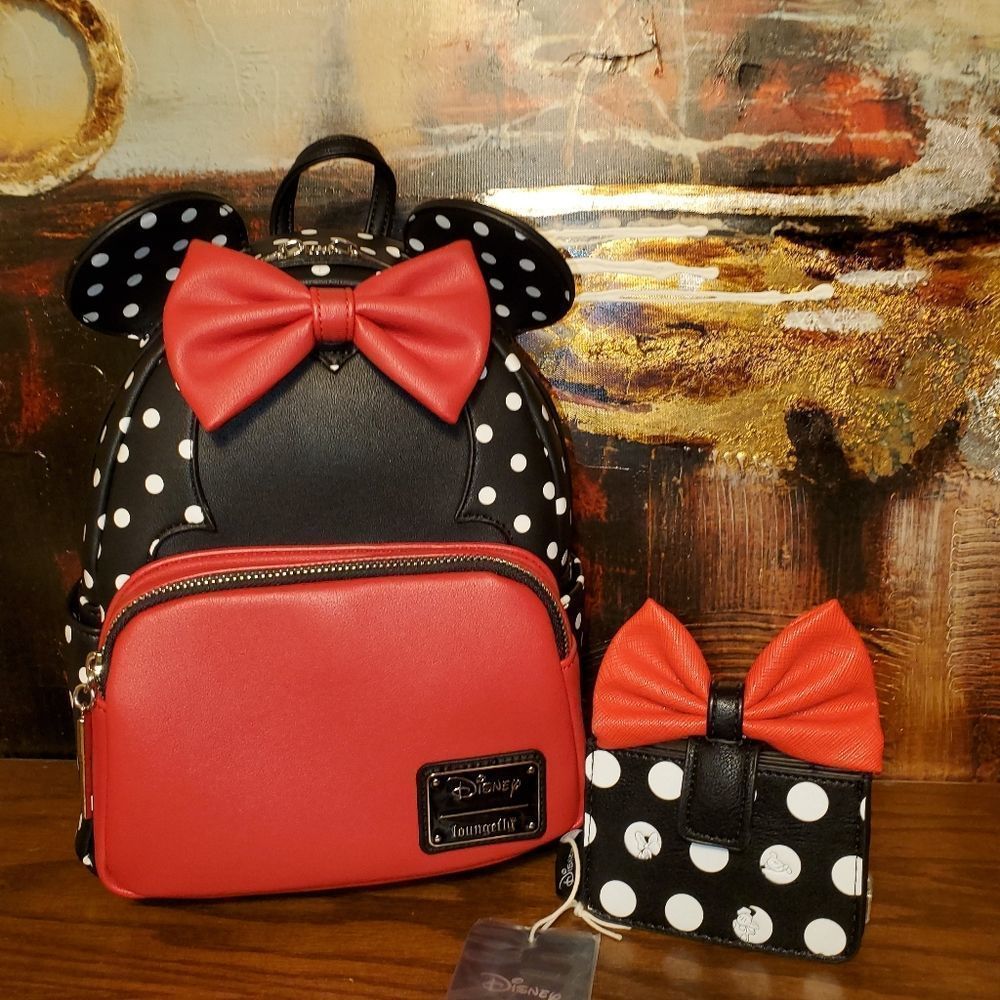 Loungefly Mickey backpack and wallet set